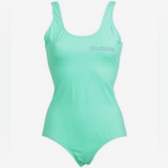 Natasha Zinko “Delovaya” One-Piece Swimsuit Size L - Picture 1 of 11
